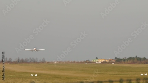 private plane - small passenger airport photo