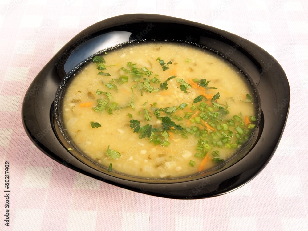 lentils soup for dinner