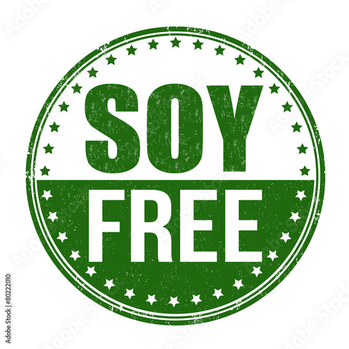 Soy free stamp