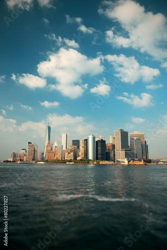 Manhattan downtown skyline
