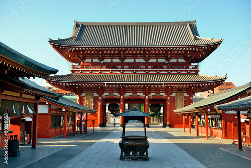 Canvas Print Tokyo temple