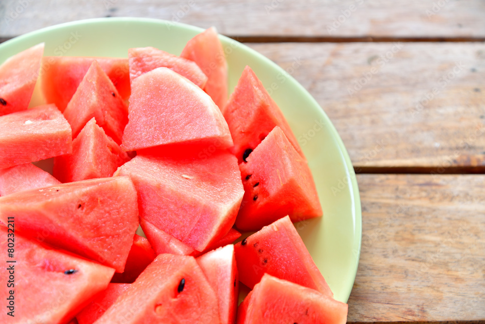 Fresh Watermelon on the table. Fresh Watermelon on the table.