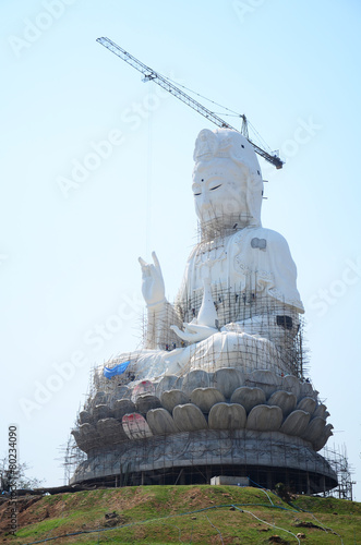 Construction and Build Bodhisattva Goddess Statue or Guan Yin
