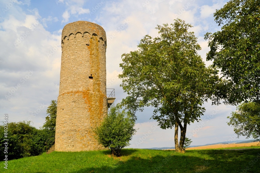 Medieval watchtower Sulesturm, Bavaria, Germany Medieval watchtower Sulesturm, Bavaria, Germany