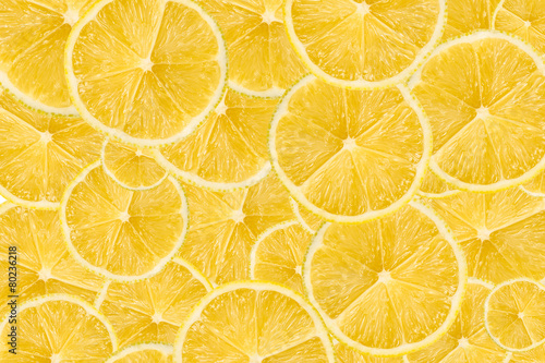 Lemon Slice Abstract Seamless Pattern