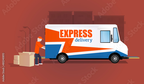 Delivery Truck Express