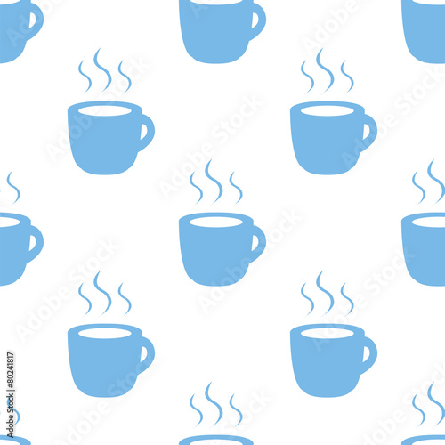 Coffee seamless pattern