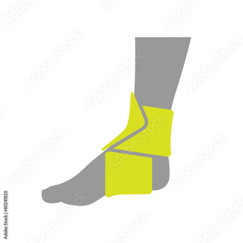 Icon of Elastic Orthopedic Compression Bandage for Ankle