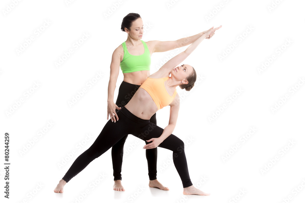 Yoga with coach, Extended Side Angle Pose Yoga with coach, Extended Side Angle Pose