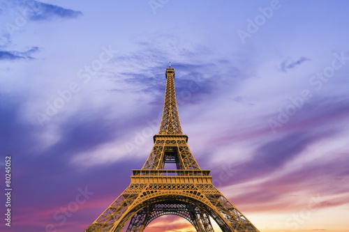 Eiffel Tower, Paris, France. Top Europe Destination.  © somchaij