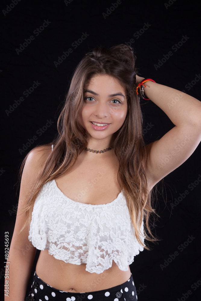 Fototapeta premium Woman smiling