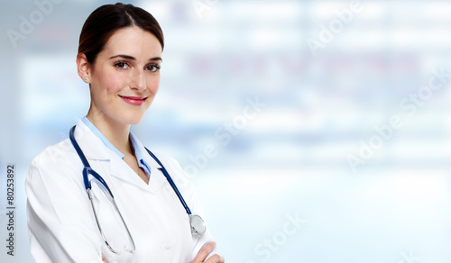 Medical doctor woman. photo