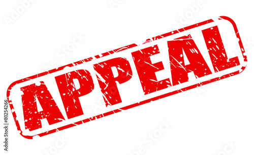 Appeal red stamp text