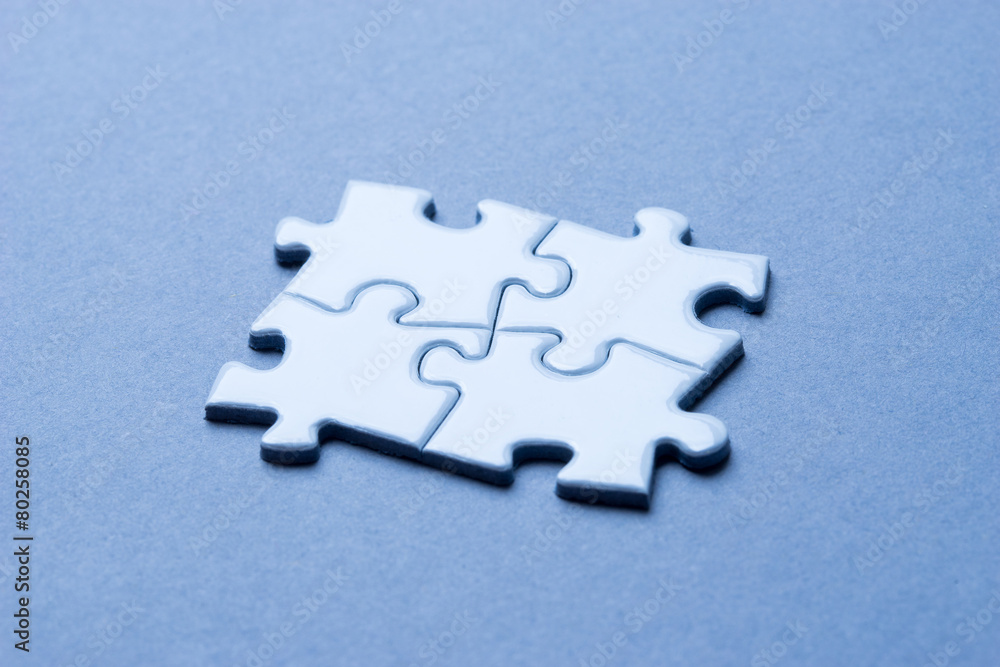 Business team, teamwork by jigsaw Business team, teamwork by jigsaw