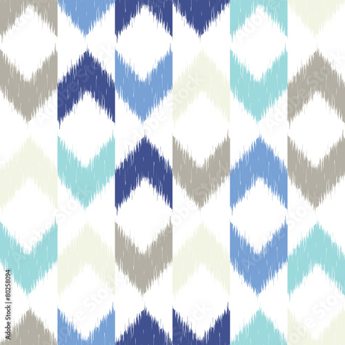 Vector seamless ikat pattern