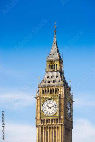 Big Ben and Westminster abbey, London, England photo