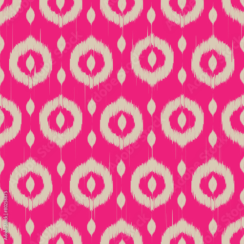 Vector seamless ikat pattern