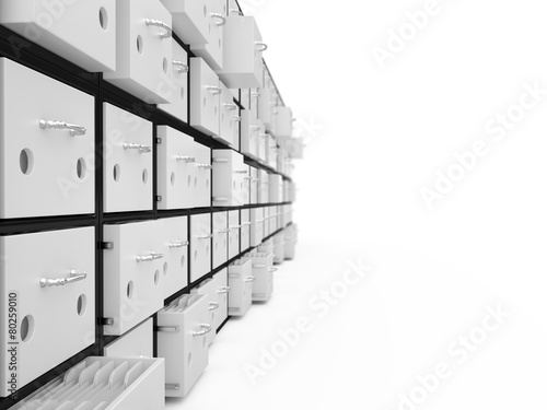 Filing cabinet, 3D
