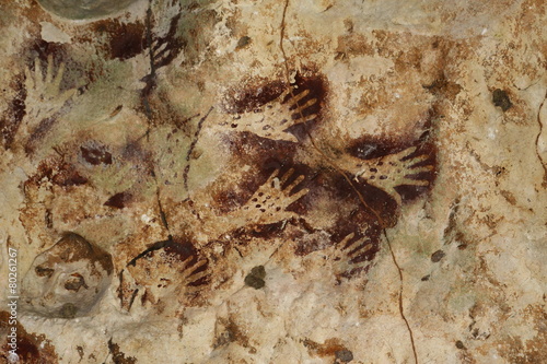 Cave paintings - Borneo
