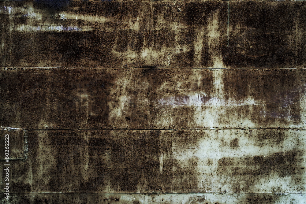 Fototapeta premium rusty corrosion metal background with old paint