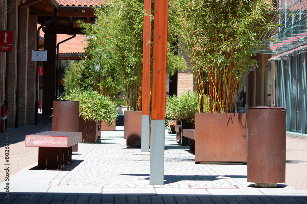 Fototapeta premium centro commerciale