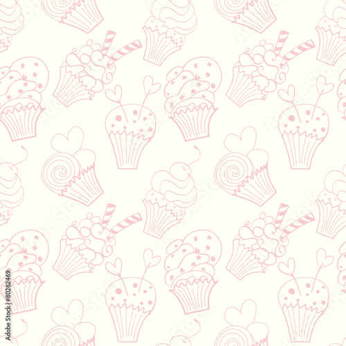 Cupcake pattern.