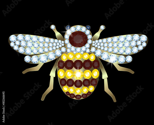 Brooch-bee