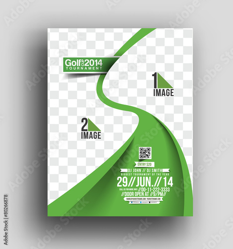 Golf Tournament Flyer & Poster Template