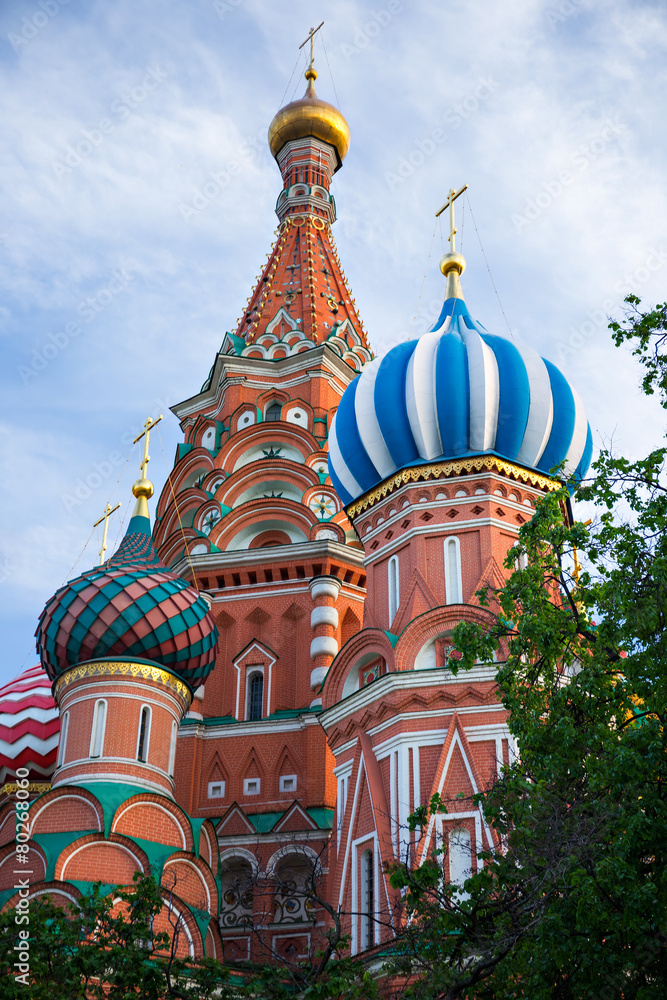Fototapeta premium Saint Basil`s orthodox cathedral