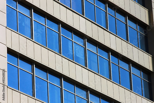 Окна офисного здания, текстура
