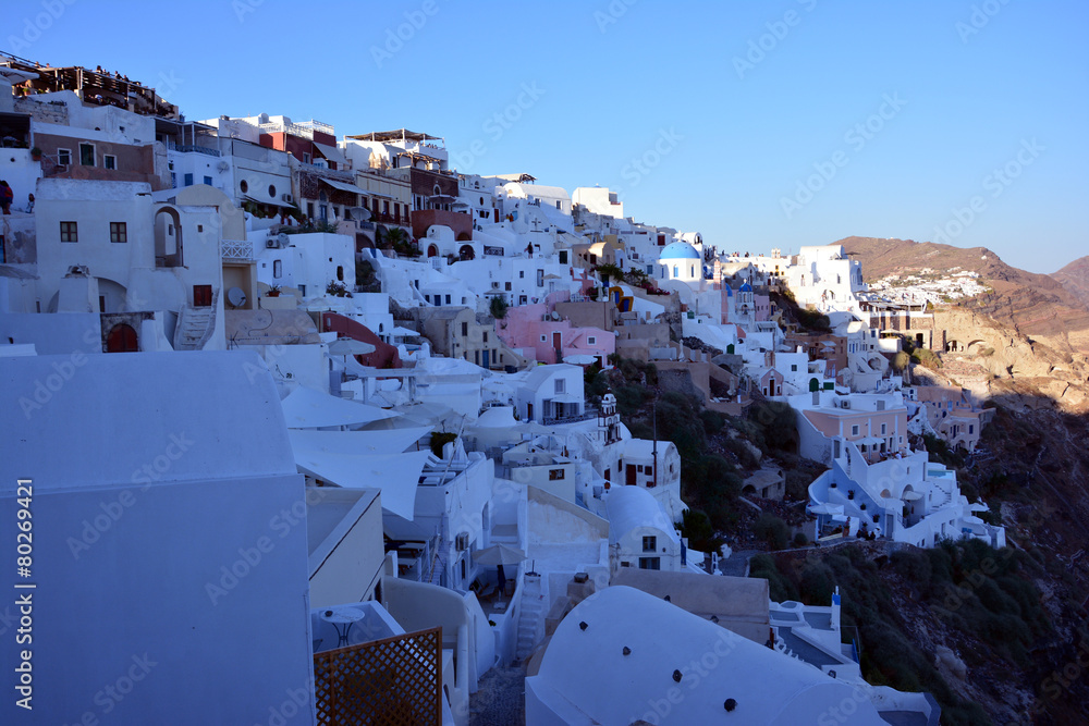 Fototapeta premium fin d'après midi à Oia