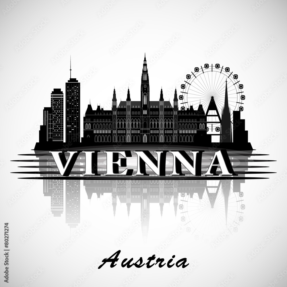 Modern Vienna City Skyline Design - Austria