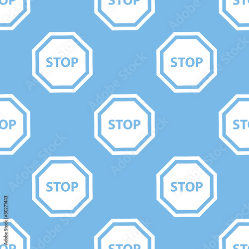 Stop seamless pattern