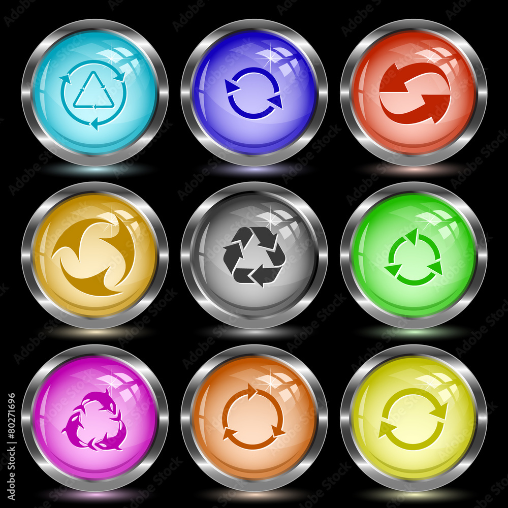 killer whale as recycling symbol. killer whale as recycling symbol.