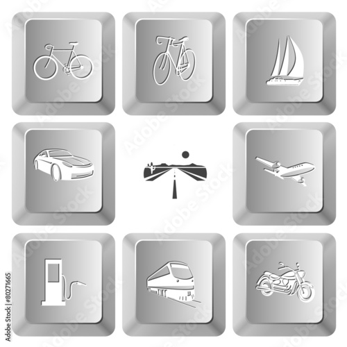 bicycle, yacht, car, road, airliner, fueling station, train, mot