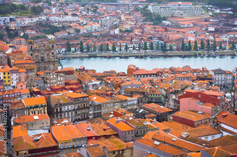 Beautiful view of Porto city, Portugal