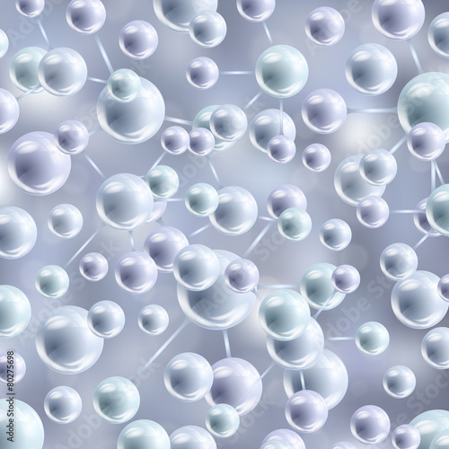 Abstract molecular background
