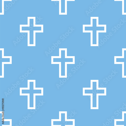 Protestant Cross seamless pattern