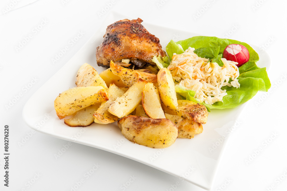 potatoes and chicken potatoes and chicken