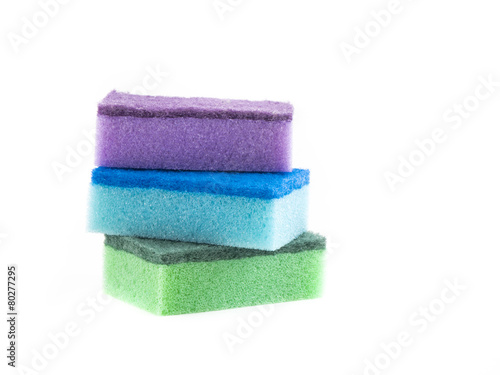 Colored sponges