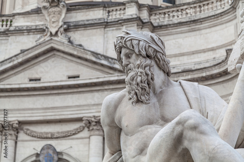 Piazza Navona in Rome, Italy photo