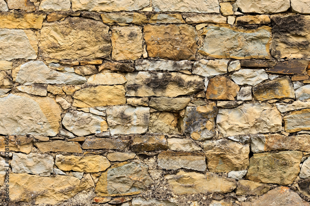 Obraz premium the old yellow wall