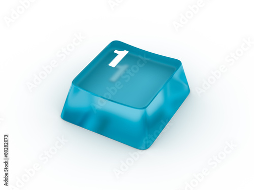 Keyboard button with number...