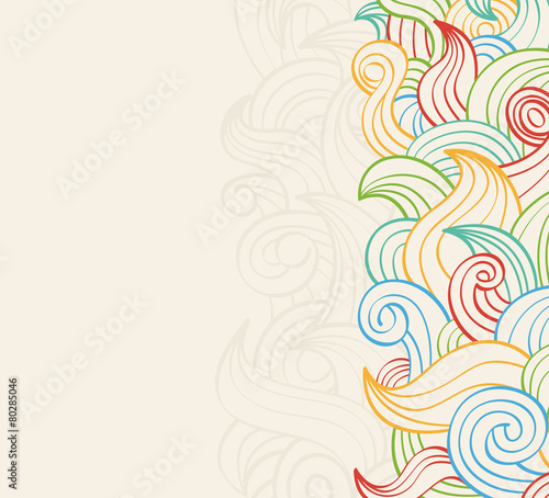 swirly doodle background