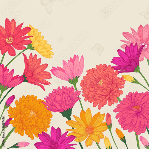 Vector summer card