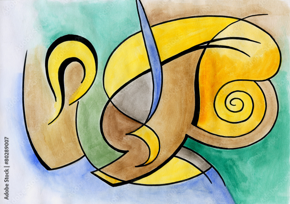 Fototapeta premium Abstract art design