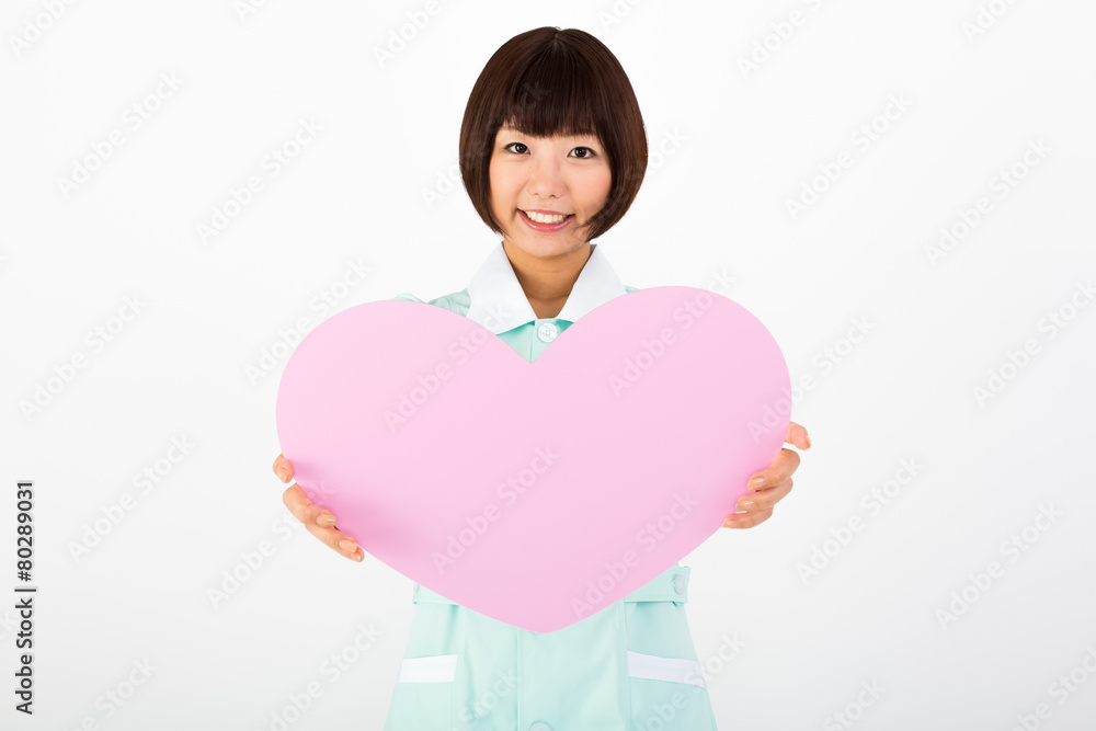 ハートを持つナース