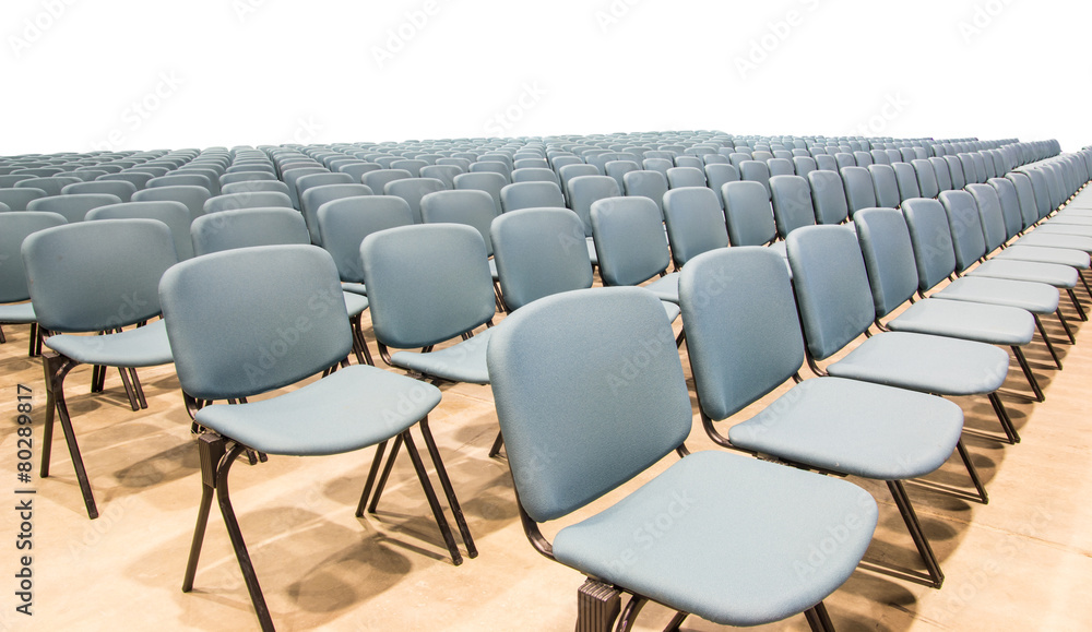 Obraz premium chairs in conference hall on white background