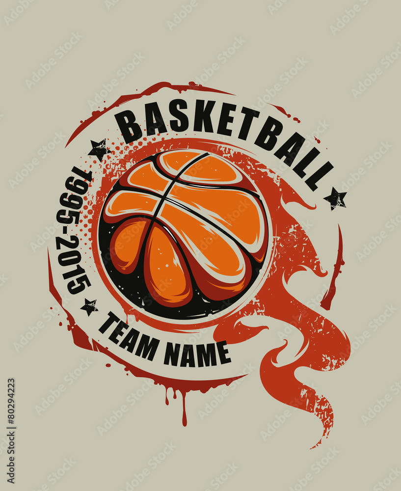 Obraz premium Basketball Vector Art