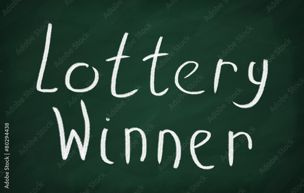 Obraz premium Lottery winner